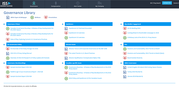 governance library