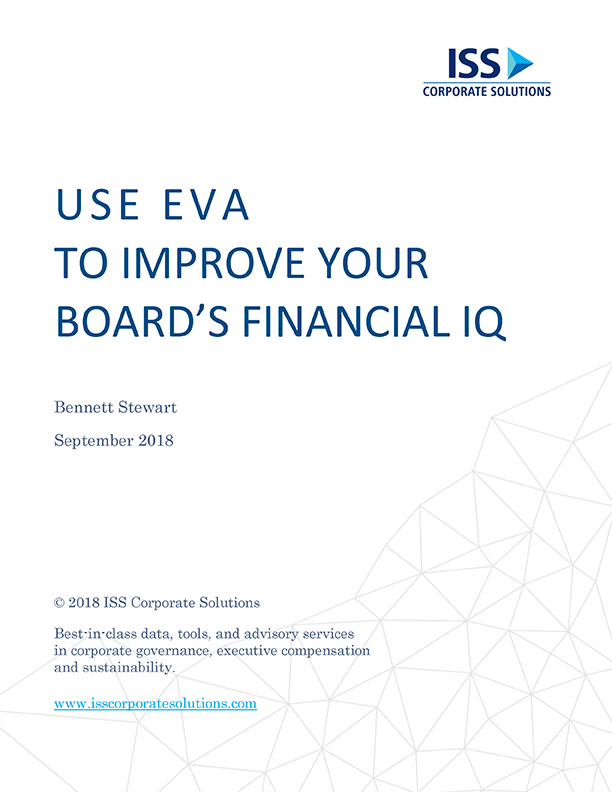 Use EVA to Improve Your Board’s Financial IQ
