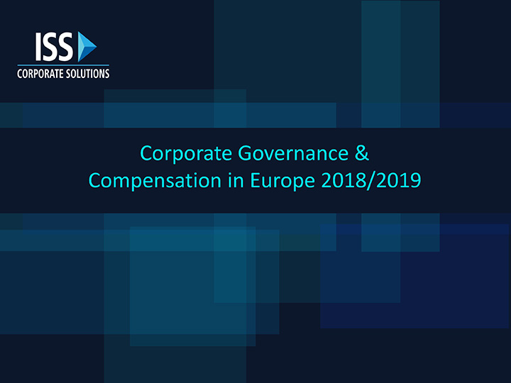 Corporate Governance & Compensation in Europe 2019