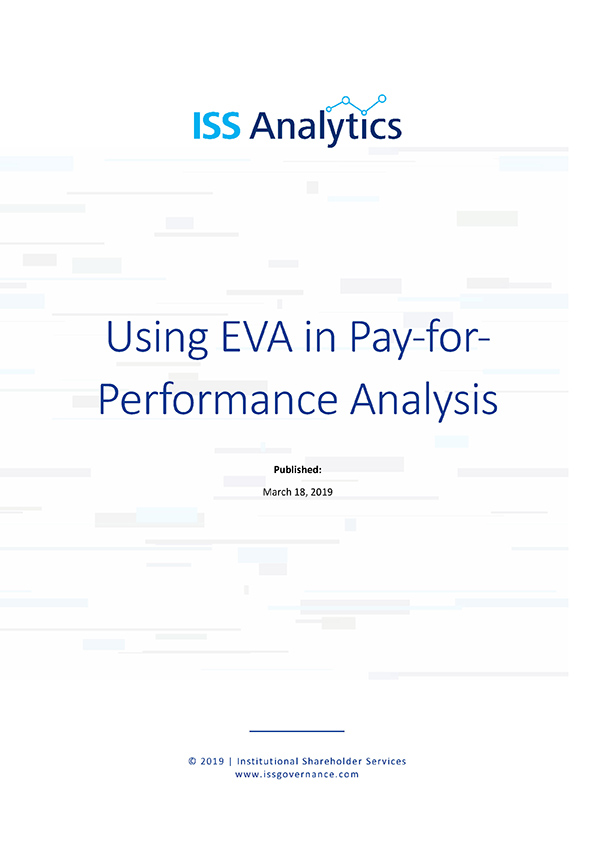 Using EVA in Pay-for-Performance Analysis Using EVA in Pay-for-Performance Analysis