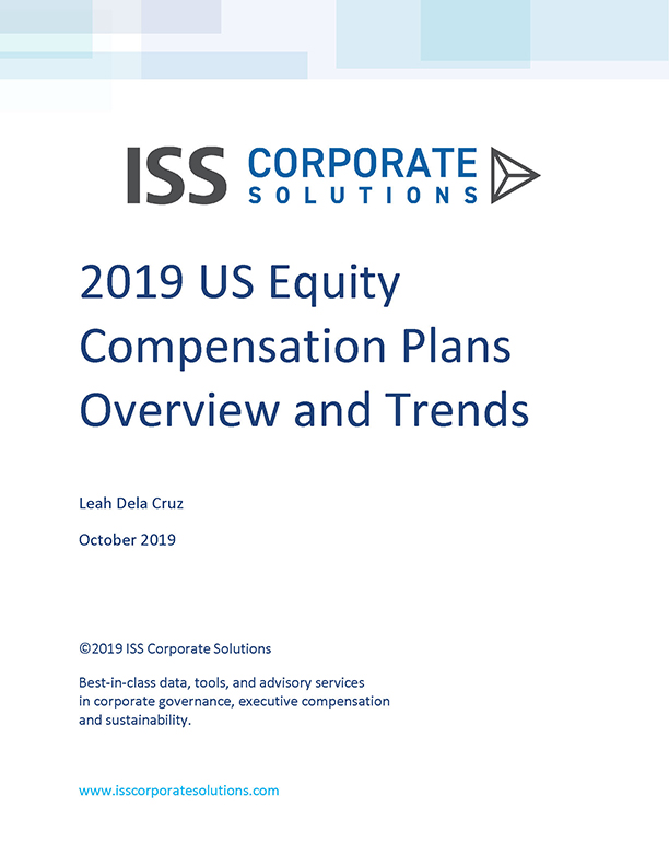 2019 US Equity Compensation Plans Overview and Trends 2019 US Equity Compensation Plans Overview and Trends