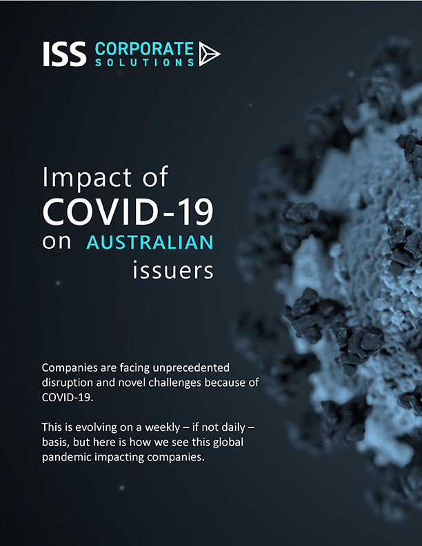 The Impact of COVID-19 on Australian Issuers The Impact of COVID-19 on Australian Issuers