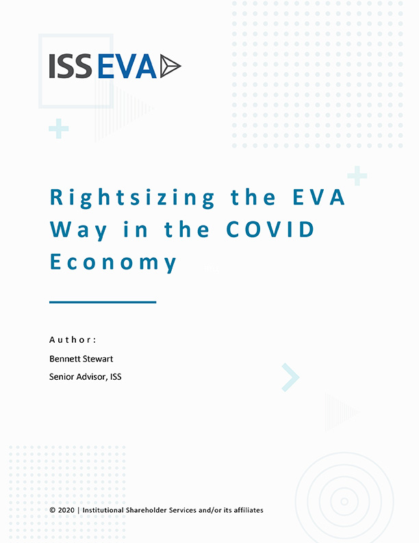 Rightsizing the EVA Way in the COVID Economy Rightsizing the EVA Way in the COVID Economy