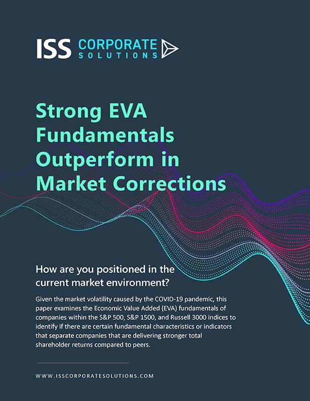 Strong EVA Fundamentals Outperform in Market Corrections Strong EVA Fundamentals Outperform in Market Corrections