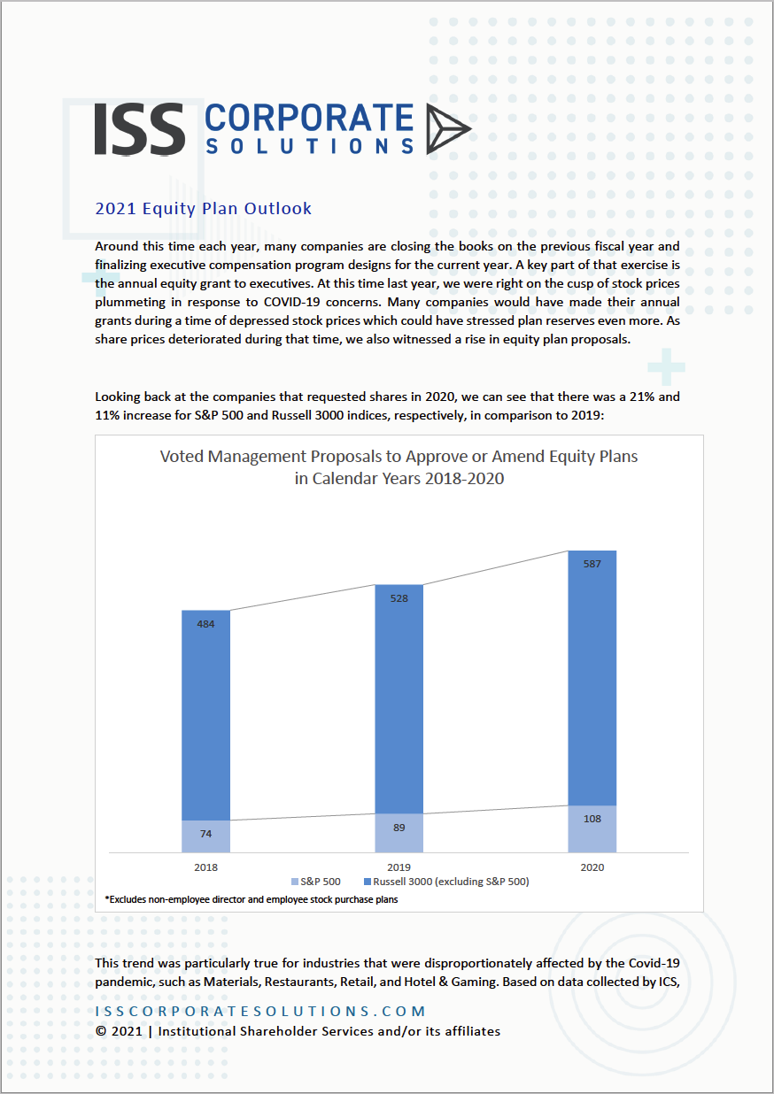 2021 Equity Plan Outlook