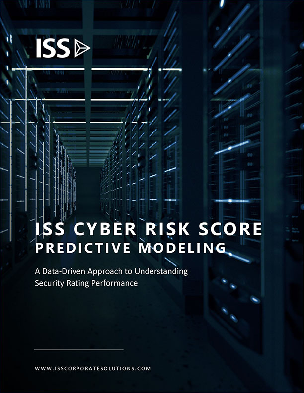 ISS Cyber Risk Score ISS Cyber Risk Score