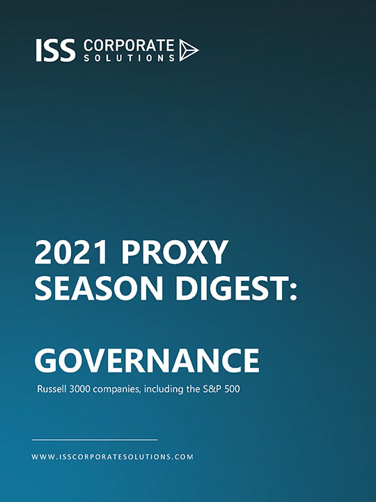 2021 Proxy Season Digest: Governance