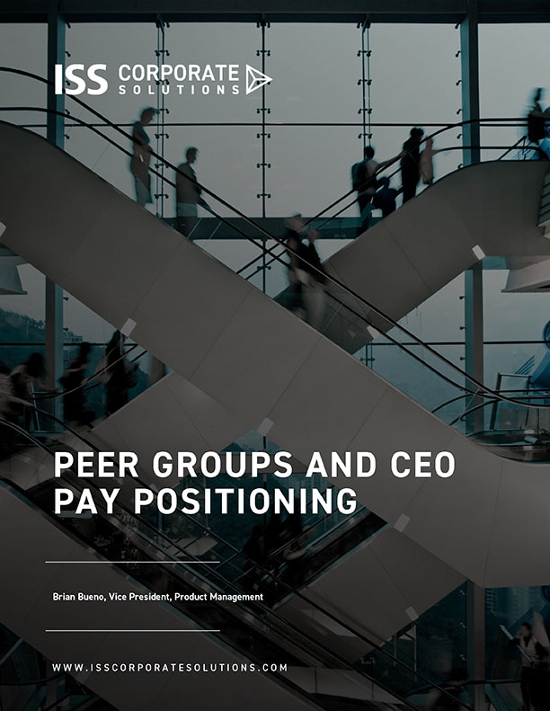 Peer Groups and CEO Pay Positioning Peer Groups and CEO Pay Positioning