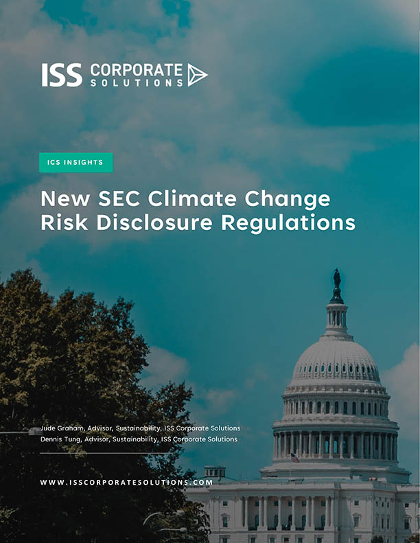 New SEC Climate Change Risk Disclosure Regulations New SEC Climate Change Risk Disclosure Regulations