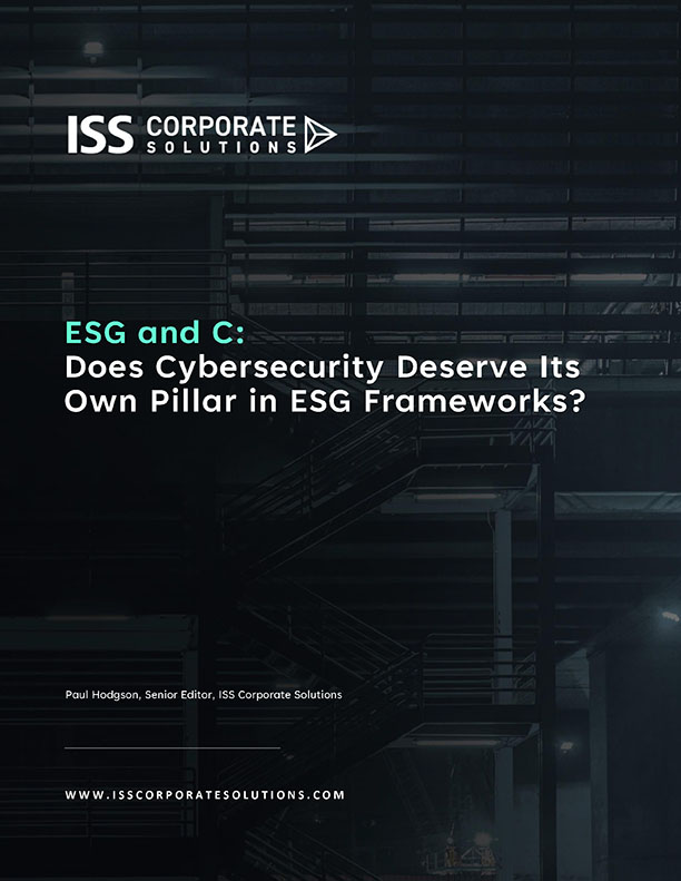 ESG and C: Does Cybersecurity Deserve Its Own Pillar in ESG Frameworks? ESG and C: Does Cybersecurity Deserve Its Own Pillar in ESG Frameworks?