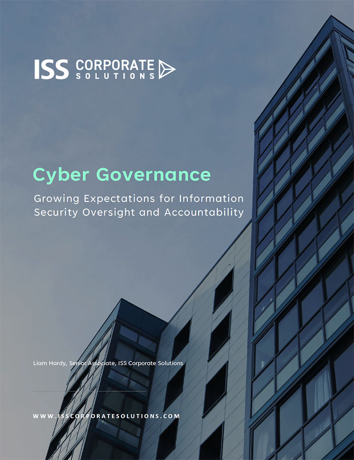 Cyber Governance Growing Expectations for Information Security Oversight and Accountability