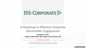 Image for ISS-Corporate Execcomp Webinar Roadmap