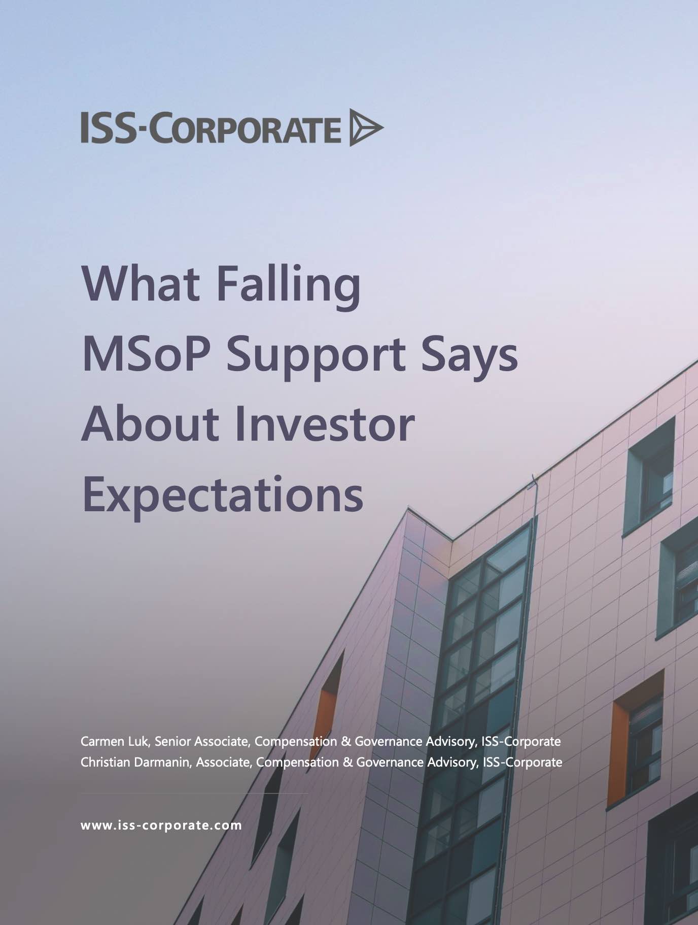 What Falling MSoP Support Says About Investor Expectations