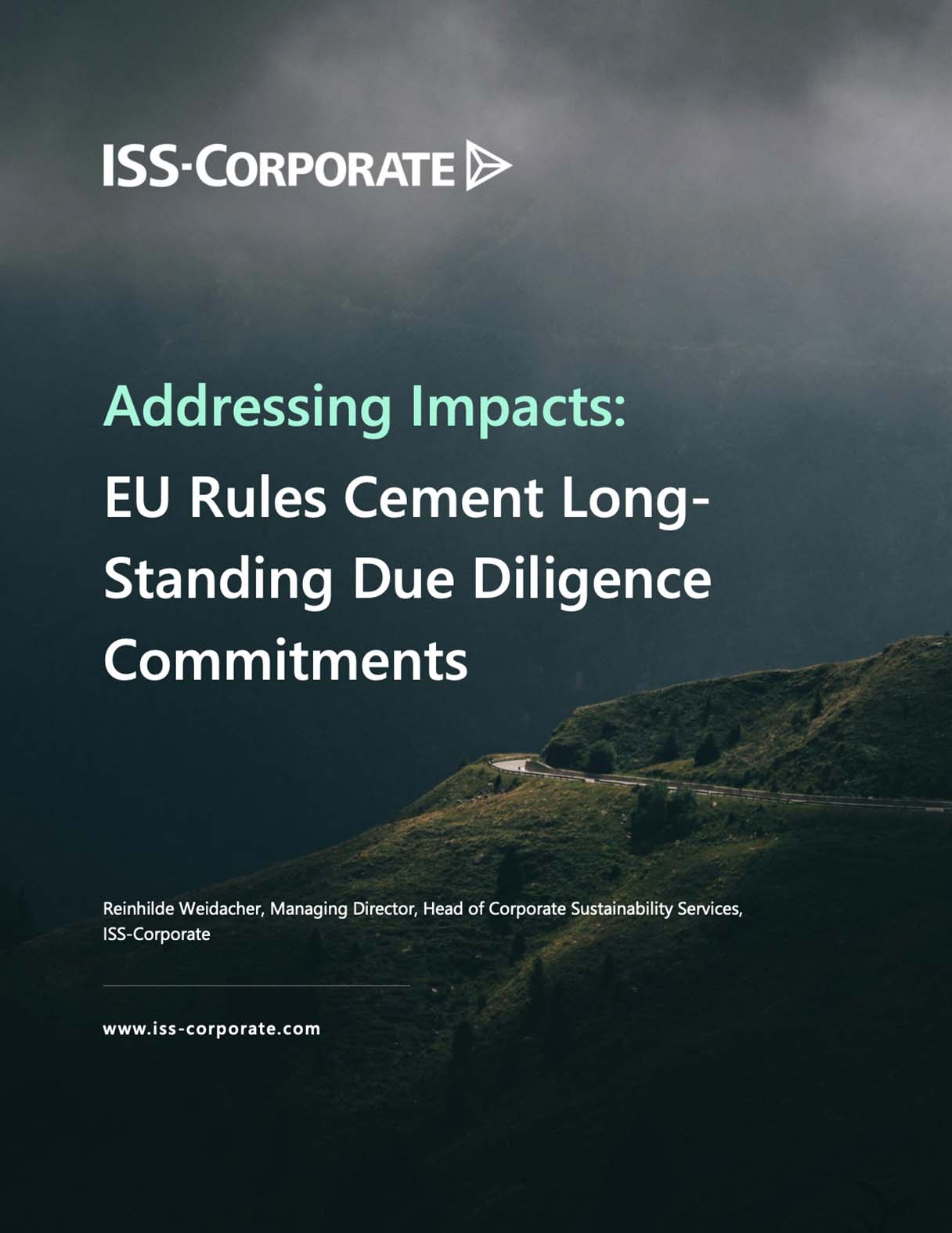 Addressing Impacts: EU Rules Cement Long-Standing Due Diligence Commitments Addressing Impacts: EU Rules Cement Long-Standing Due Diligence Commitments