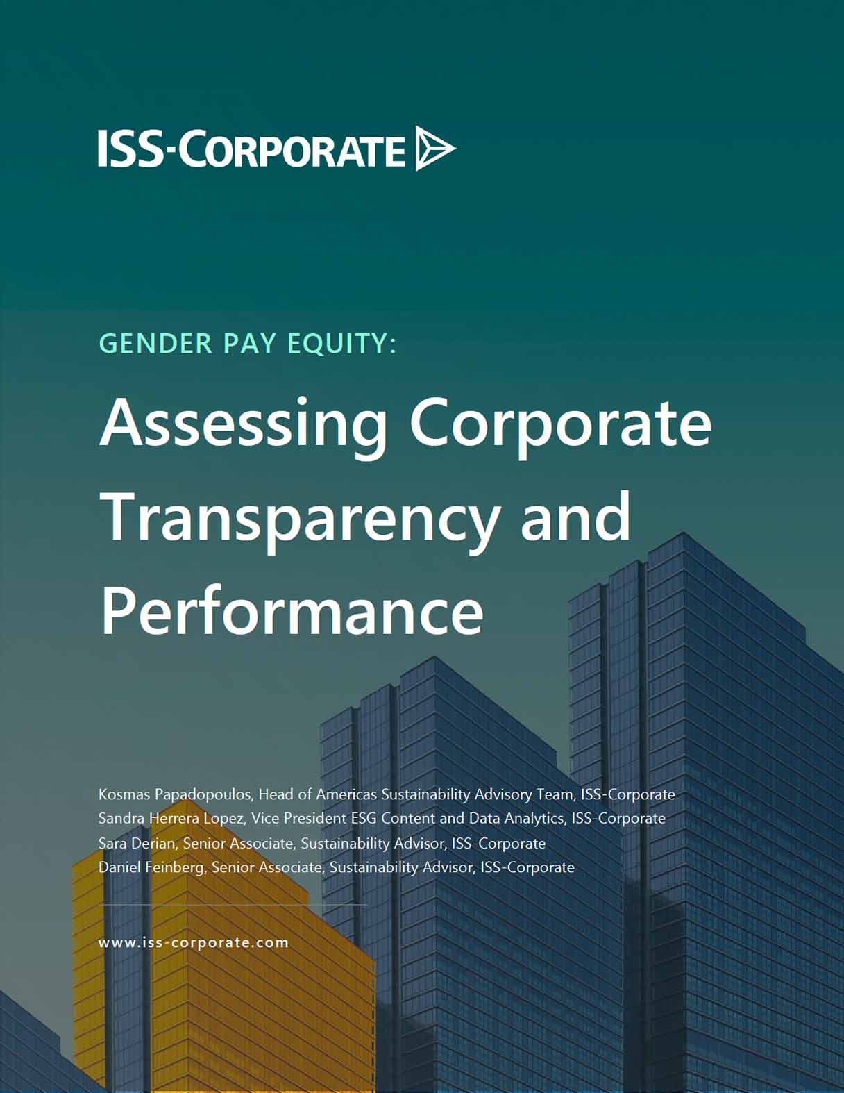 Gender Pay Equity: Assessing Corporate Transparency and Performance Gender Pay Equity: Assessing Corporate Transparency and Performance