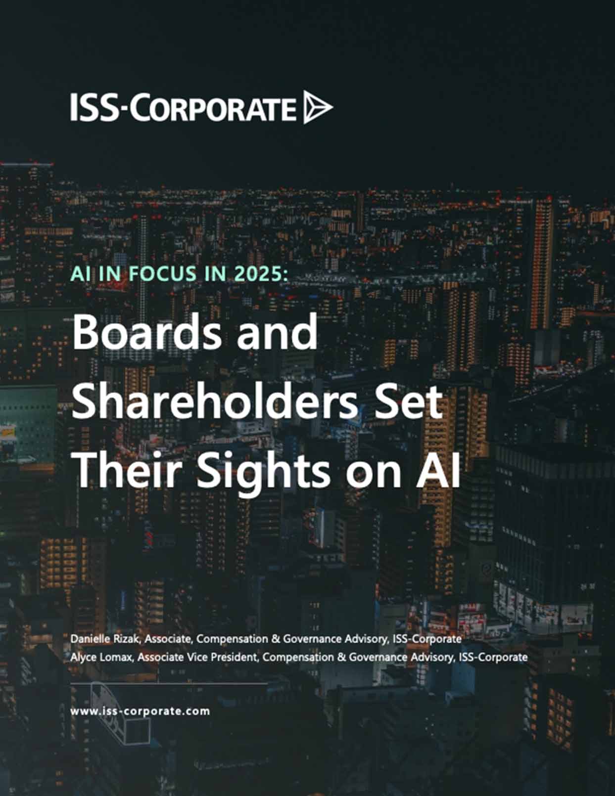 AI in Focus in 2025: Boards and Shareholders Set Their Sights on AI AI in Focus in 2025: Boards and Shareholders Set Their Sights on AI