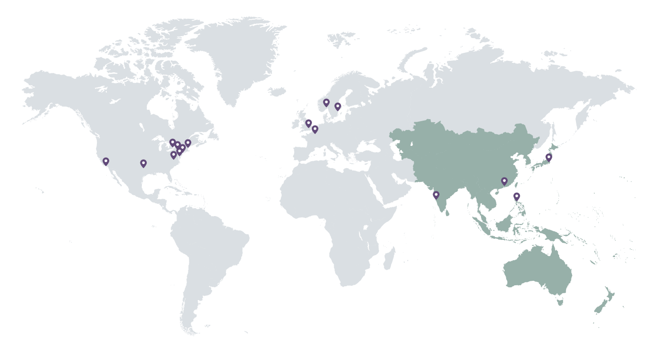 ISS Offices in Asia-Pacific Map of the asia-pacific